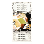 Cartoon wind Photo Card “gogogogogo”