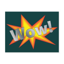 Cartoon WOW Post Cards