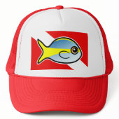Yellowtail Snapper Scuba Diver Flag 