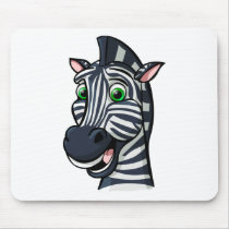 Cartoon Zebra mousepads