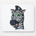Cartoon Zebra mousepads