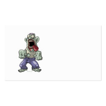 Cartoon Zombie Business Card Templates