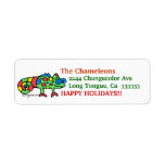 CartoonChameleon Address Label Stickers