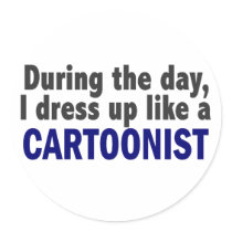 Cartoonist During The Day stickers