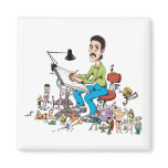 Cartoonist Magnet