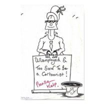 Cartoonist posters
