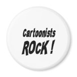 Cartoonists Rock! Magnet
