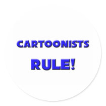 Cartoonists Rule! stickers