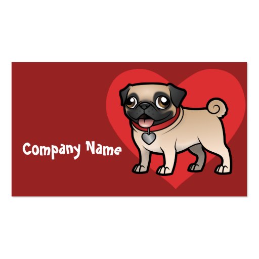 Cartoonize My Pet Business Card (front side)