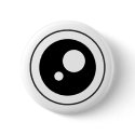 Cartoony Eye 01 Button by Joy_Division Cartoony Eye 01 Button