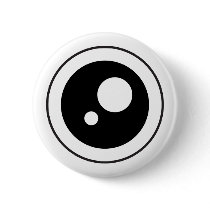 Cartoony Eye 01 Button by Joy_Division Cartoony Eye 01 Button