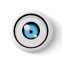 Cartoony Eye 03 Button by Joy_Division Cartoony Eye 03 Button