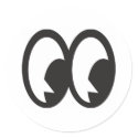 Cartoony Eyes 02 Sticker by Joy_Division Cartoony Eyes 02 Sticker