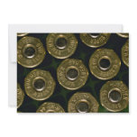 Cartridges, .44 magnums in carrier, detail of cap personalized invites