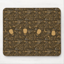 Cartwheel Bears Brown Fur Mousepad mousepads