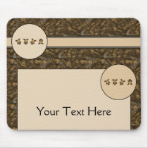 Cartwheel Bears Brown Fur Mousepad mousepads