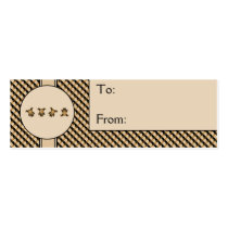 Cartwheel Bears Color Swatches Gift Tags business cards