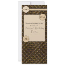 Cartwheel Bears Cross Stitch Invitation invitations