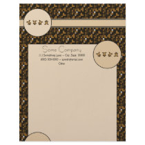 Cartwheel Bears Cross Stitch Letterhead letterhead