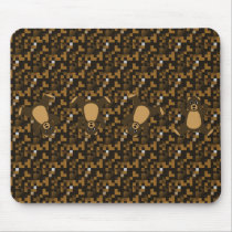 Cartwheel Bears Cross Stitch Mousepad mousepads