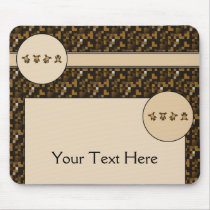 Cartwheel Bears Cross Stitch Mousepad mousepads