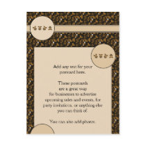 Cartwheel Bears Cross Stitch Postcard postcards