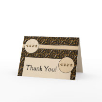 Cartwheel Bears Cross Stitch Thank You Card