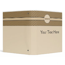 Cartwheel Bears Diagonal Stripes Binder binders