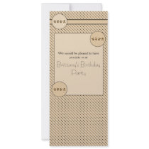 Cartwheel Bears Dots Invitation invitations