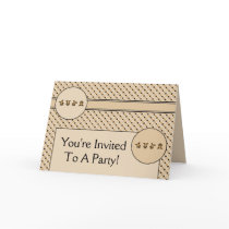 Cartwheel Bears Dots Invitation Card cards