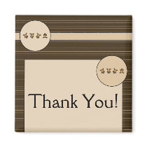 Cartwheel Bears Horizontal Stripes Custom Magnet magnets