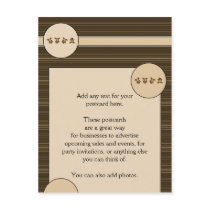 Cartwheel Bears Horizontal Stripes Postcard postcards