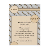 Cartwheel Bears Spotted Fur Postcard postcards