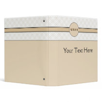 Cartwheel Bears Tan Plaid Binder binders
