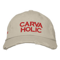 CARVAHOLIC HAT embroidered hats