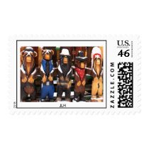 Carved Bears Stamp