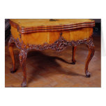 Carved card or games table