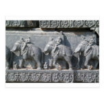 Carved Elephants Post Card