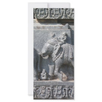 Carved Elephants Rack Card Template