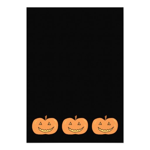 Carved Happy Pumpkin. Halloween. Announcements