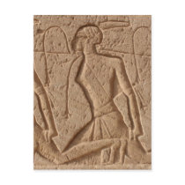 carved stone postcard