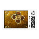 Carved Wood Flower - Postage