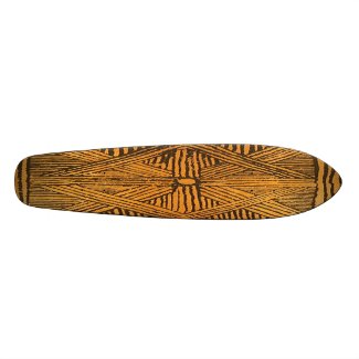 Carved Wood skateboard