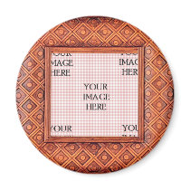 Carved Wooden Frame Template magnets