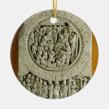 Carving depicting a story from the Jatakas, Amarav Ornaments