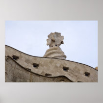 casa mila barcelona poster
