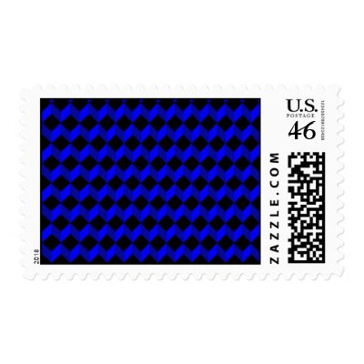 Casale di San Basilio - blue Postage Stamp by lonvig
