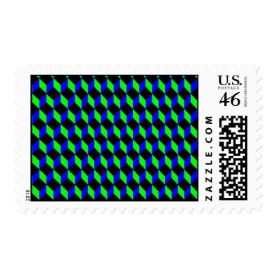 Casale di San Basilio - green Postage Stamps by lonvig