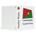 Casanare WavingFlag with Name Vinyl Binder