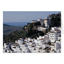 Casarea, Malaga Province, Spain Europe Card